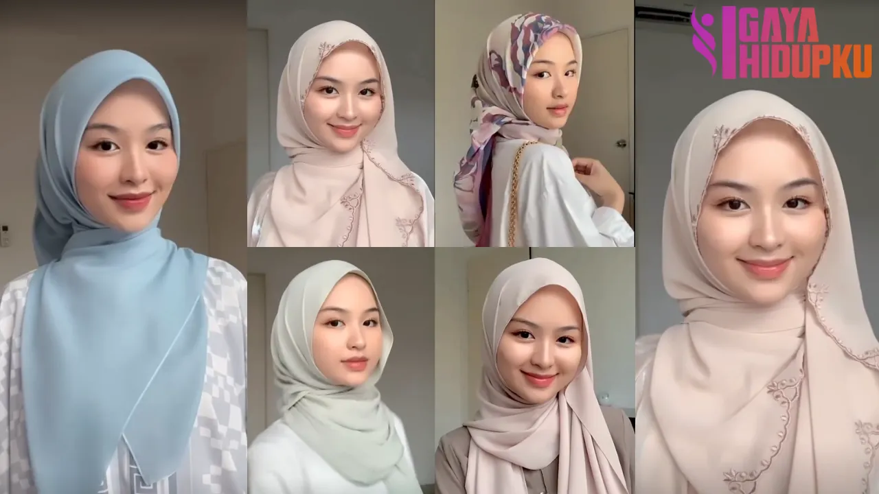 7 Gaya Hijab Simpel Harian