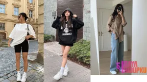 Baju Oversize Wanita Yang Lagi Hits